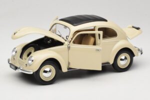 Volkswagen Beetle Type 1 Classic Vit Welly 1:18 18040W Metall — bild 2 av 8