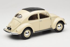 Volkswagen Beetle Type 1 Classic Vit Welly 1:18 18040W Metall — bild 3 av 8