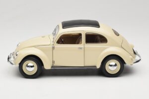 Volkswagen Beetle Type 1 Classic Vit Welly 1:18 18040W Metall — bild 4 av 8