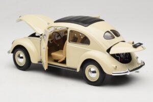 Volkswagen Beetle Type 1 Classic Vit Welly 1:18 18040W Metall — bild 5 av 8