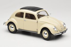 Volkswagen Beetle Type 1 Classic Vit Welly 1:18 18040W Metall — bild 6 av 8