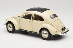 Volkswagen Beetle Type 1 Classic Vit Welly 1:18 18040W Metall — bild 7 av 8