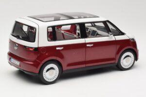 Volkswagen Bulli Minibus Concept Röd & Vit Norev 1:18 7E9099203BL9 Metall — bild 3 av 8
