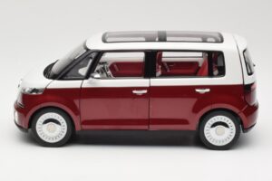 Volkswagen Bulli Minibus Concept Röd & Vit Norev 1:18 7E9099203BL9 Metall — bild 4 av 8