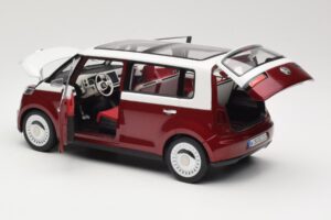 Volkswagen Bulli Minibus Concept Röd & Vit Norev 1:18 7E9099203BL9 Metall — bild 5 av 8