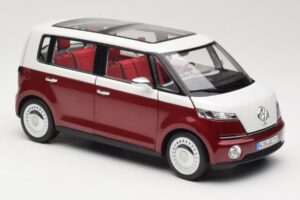 Volkswagen Bulli Minibus Concept Röd & Vit Norev 1:18 7E9099203BL9 Metall — bild 6 av 8