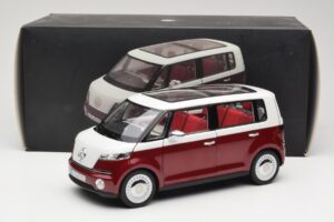 Volkswagen Bulli Minibus Concept Röd & Vit Norev 1:18 7E9099203BL9 Metall — bild 8 av 8