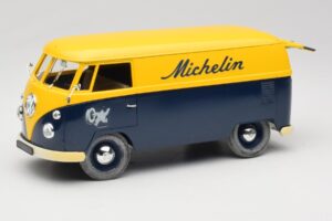 Volkswagen T1 Combi Michelin Svart & Gul Solido 1:18 9406 Metall — bild 2 av 8