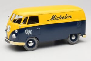 Volkswagen T1 Combi Michelin Svart & Gul Solido 1:18 9406 Metall