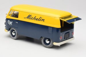 Volkswagen T1 Combi Michelin Svart & Gul Solido 1:18 9406 Metall — bild 5 av 8