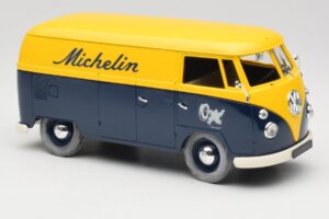 Volkswagen T1 Combi Michelin Svart & Gul Solido 1:18 9406 Metall — bild 6 av 8