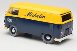 Volkswagen T1 Combi Michelin Svart & Gul Solido 1:18 9406 Metall — bild 7 av 8