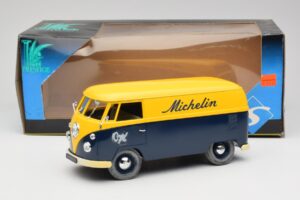 Volkswagen T1 Combi Michelin Svart & Gul Solido 1:18 9406 Metall — bild 8 av 8