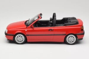 Volkswagen Golf Cabriolet Mk3 Röd Norev 1:18 188433 Metall — bild 3 av 6