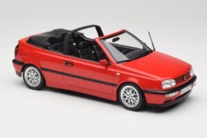 Volkswagen Golf Cabriolet Mk3 Röd Norev 1:18 188433 Metall — bild 4 av 6