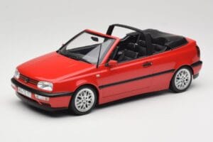 Volkswagen Golf Cabriolet Mk3 Röd Norev 1:18 188433 Metall