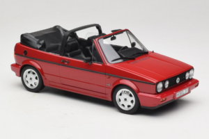 Volkswagen Golf Mk1 Cabriolet Röd Norev 1:18 188626 Metall — bild 4 av 6