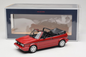 Volkswagen Golf Mk1 Cabriolet Röd Norev 1:18 188626 Metall — bild 6 av 6