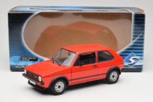 Volkswagen Golf GTI Mk1 Röd Solido 1:18 8166 Metall — bild 8 av 8