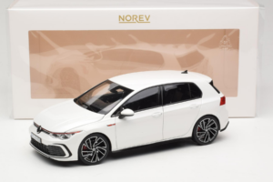 Volkswagen Golf GTI Mk8 White Metallic Norev 1:18 188593 Metall — bild 8 av 8