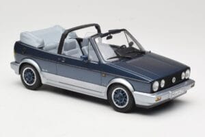 Volkswagen Golf Mk1 Cabriolet Bel Air Blue Metallic Norev 1:18 188404 Metall — bild 4 av 6