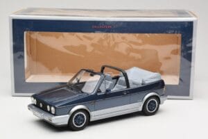 Volkswagen Golf Mk1 Cabriolet Bel Air Blue Metallic Norev 1:18 188404 Metall — bild 6 av 6