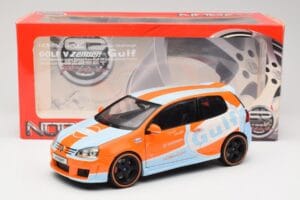 Volkswagen Golf Mk5 Zender Gulf Norev 1:18 188454 Metall — bild 8 av 8