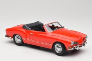 Volkswagen Karmann Ghia Cabriolet Röd Minichamps 1:18 155054030 Metall — bild 4 av 6