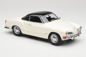 Volkswagen Karmann Ghia Gräddvit Svart Minichamps 1:18 155054021 Metall — bild 4 av 6