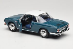 Volkswagen Karmann Ghia Type 34 1500 Sea Blue Norev 1:18 188646 Metall — bild 5 av 8