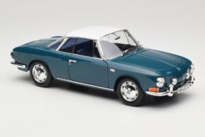 Volkswagen Karmann Ghia Type 34 1500 Sea Blue Norev 1:18 188646 Metall — bild 6 av 8