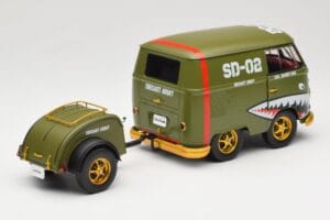 Volkswagen Kool Kombi Army Fighter Green Solido 1:18 S1810901 Metall — bild 3 av 8