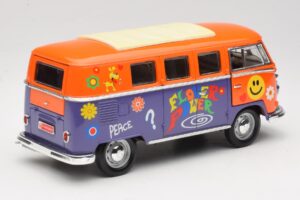 Volkswagen Microbus T1 Flower Power Road Signature 1:18 92329 Metall — bild 3 av 8