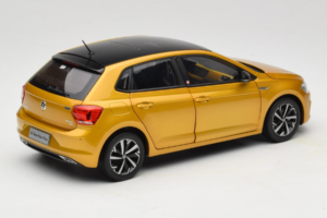 Volkswagen Polo Plus Gul OEM 1:18 ZVY000009GEL Metall — bild 3 av 8