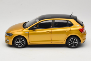 Volkswagen Polo Plus Gul OEM 1:18 ZVY000009GEL Metall — bild 4 av 8