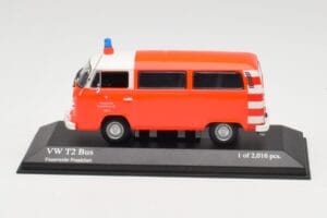 Volkswagen T2 Bus Brandkår Frankfurt Minichamps 1:43 400053091 Metall