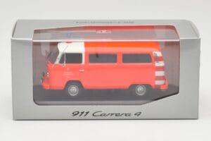 Volkswagen T2 Bus Brandkår Frankfurt Röda Stötfångare Minichamps 1:43 400053091-V1 Metall — bild 4 av 4