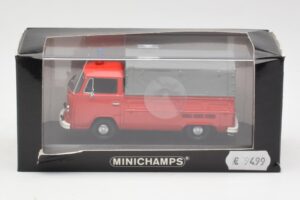 Volkswagen T2 Flatbed Brandkår Dortmund Minichamps 1:43 400053290 Metall — bild 4 av 4