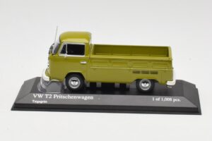 Volkswagen T2 Flatbed Grön Minichamps 1:43 400053202 Metall