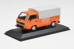 Volkswagen T3 Flatbed Orange Minichamps 1:43 400055200 Metall — bild 2 av 4