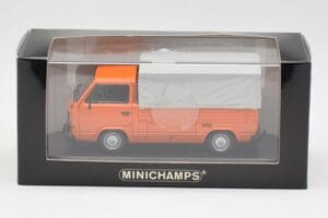 Volkswagen T3 Flatbed Orange Minichamps 1:43 400055200 Metall — bild 4 av 4