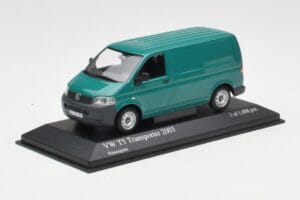 Volkswagen T5 Transporter Grön Minichamps 1:43 400052261 Metall — bild 2 av 4