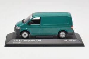 Volkswagen T5 Transporter Grön Minichamps 1:43 400052261 Metall