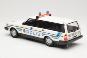Volvo 240 GL Kombi Polis Sweden Minichamps 1:18 155171480 Metall — bild 5 av 6