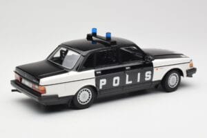 Volvo 240 GL Polis Sweden Svart Minichamps 1:18 155171497 Metall — bild 2 av 6