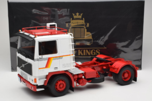 Volvo F12 Vit Röd Road Kings 1:18 RK180031 Metall — bild 8 av 8