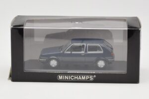 Volkswagen Golf Mk2 Blå Mässprototyp Minichamps 1:43 GOLFHANDMUSTER Metall — bild 4 av 4