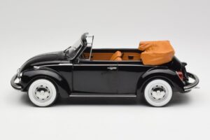 Volkswagen Beetle 1303 Cabriolet Svart Norev 1:18 188533 Metall — bild 3 av 6