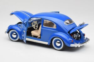 Volkswagen Beetle Blå Bburago 1:18 23124646 Metall — bild 5 av 8