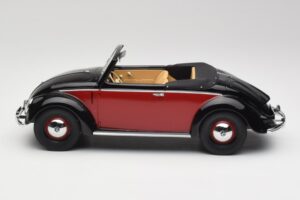 Volkswagen Beetle Hebmuller Cabriolet Svart & Röd Minichamps 1:18 107054230 Resin — bild 3 av 6
